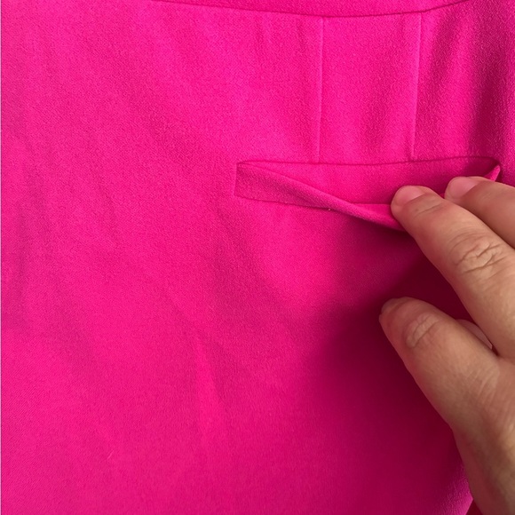 Soho Women’s Plus-Size Classic Straight-Leg Mid-Rise Hot Pink Pants 2X - Picture 5 of 9